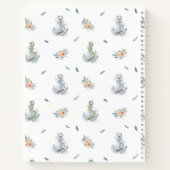 航海の海クジラいかりスパイラル ノートブック (裏面)