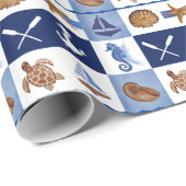 航海の海デザイン ラッピングペーパー (ロールコーナー)