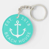 航海の海ビーチハウス |テキスト キーホルダー (裏面)