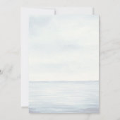 航海の海水彩ブライダルシャワー 招待状 (裏面)