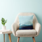 航海の海波抽象芸術沿岸ビーチデコール クッション (椅子)