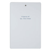 航海の海洋生物 ミニクリップボード (裏面)