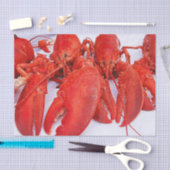 航海の海赤ロブスター 薄葉紙 (クラフト)