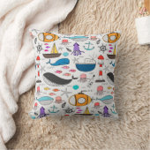 航海の海 クッション (ブランケット)