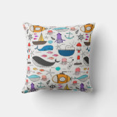 航海の海 クッション (裏面)