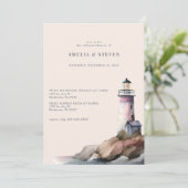 航海の灯台 |シーサイド |リハーサルディナー 招待状 (スタンド正面)