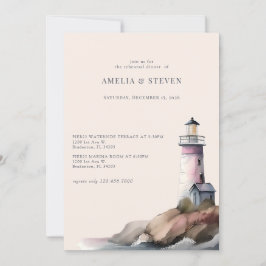 航海の灯台 |シーサイド |リハーサルディナー 招待状