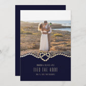 航海の秘密結婚発表 招待状 (正面/裏面)