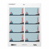 航海の空白の名 ラベル (フルシート)