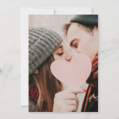 航海の紐ランプ ネイビーブルー 写真 ウェディング 招待状 (裏面)