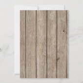 航海の素朴結婚いかり 招待状 (裏面)