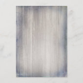 航海の素朴結婚インフォメーションゲスト エンクロージャーカード (裏面)