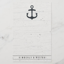 航海の素朴結婚文房具ノート紙 便箋