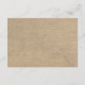 航海の結び目 & 水彩 ネイビー ストライプ 受付 エンクロージャーカード (裏面)