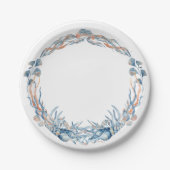 航海の結婚シーセルリース ペーパープレート (正面)