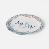 航海の結婚シーセルリース ペーパープレート (アングル)