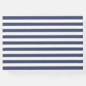 航海の結婚パーソナライズされた馬 ゲストブック (裏面)