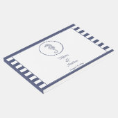 航海の結婚パーソナライズされた馬 ゲストブック (コーナー)