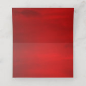 航海の結婚ホワイトロープいかり プレイスカード (内部開封)