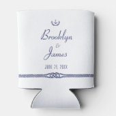 航海の結婚式の引き出物クーラーボックスといかり 缶クーラー (裏面)