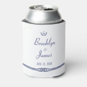 航海の結婚式の引き出物クーラーボックスといかり 缶クーラー (缶裏面)