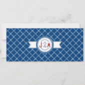 航海の結婚式招待状チケット 招待状 (裏面)