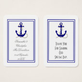 航海の結婚感謝していラベル (正面&裏面)