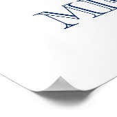 航海の結婚歓迎サイン ポスター (角)