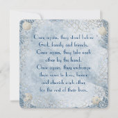 航海の結婚誓の更新 招待状 (正面)