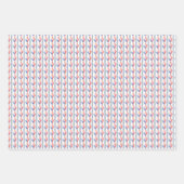 航海の結婚赤青ロブスター ラッピングペーパーシート (正面2)