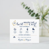 航海の結婚週末の日程2 (スタンド正面)