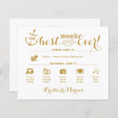 航海の結婚週間の日程 (正面/裏面)