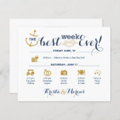 航海の結婚週間の日程 (正面/裏面)