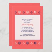 航海の縁ど招待状 招待状 (正面/裏面)