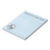 航海の自然ブスタイリッシュルーカニタイポグラフィ ノートパッド (回転)