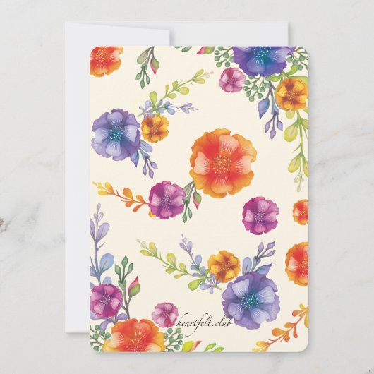 航海の至福 招待状 (裏面)