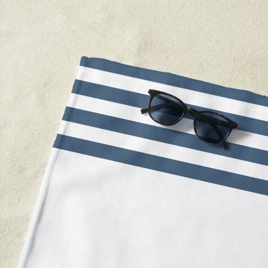 航海の船カスタム名の歓迎いかり ビーチタオル (インサイチュ)