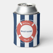 航海の船ストライプの名（青） 缶クーラー (缶裏面)