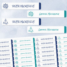 航海の色分けされた防水名