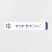 航海の色分けされた防水名 ラベル (デザイン1)