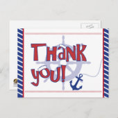 航海の葉書ありがとう ポストカード (正面/裏面)