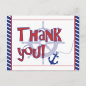 航海の葉書ありがとう ポストカード (正面)