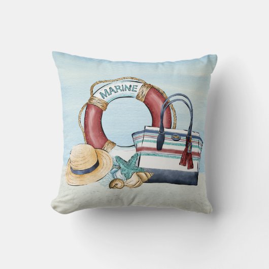 航海の装飾用クッション クッション (正面)