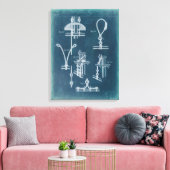 航海の詳細設計図IV キャンバスプリント (インサイチュ (リビング))
