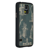 航海の詳細設計図IV CarvedメープルGalaxy S5スリムケース (右)