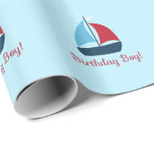 航海の誕生日包装紙 ラッピングペーパー (ロールコーナー)
