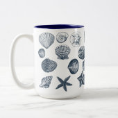 航海の貝 ツートーンマグカップ (左)