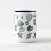 航海の貝 ツートーンマグカップ (中央)