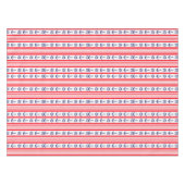 航海の赤白青いかり船舶用車輪ボート テーブルクロス (正面(横))