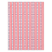 航海の赤白青いかり船舶用車輪ボート テーブルクロス (正面)